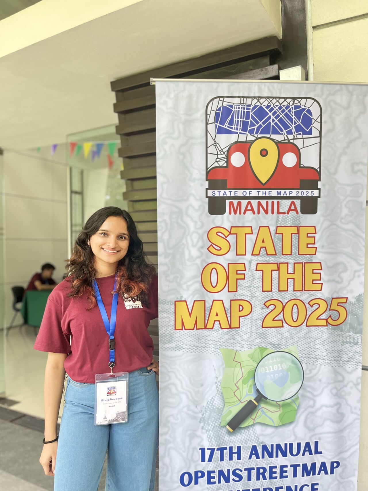 Niruta at State of the Map 2025 in Manila