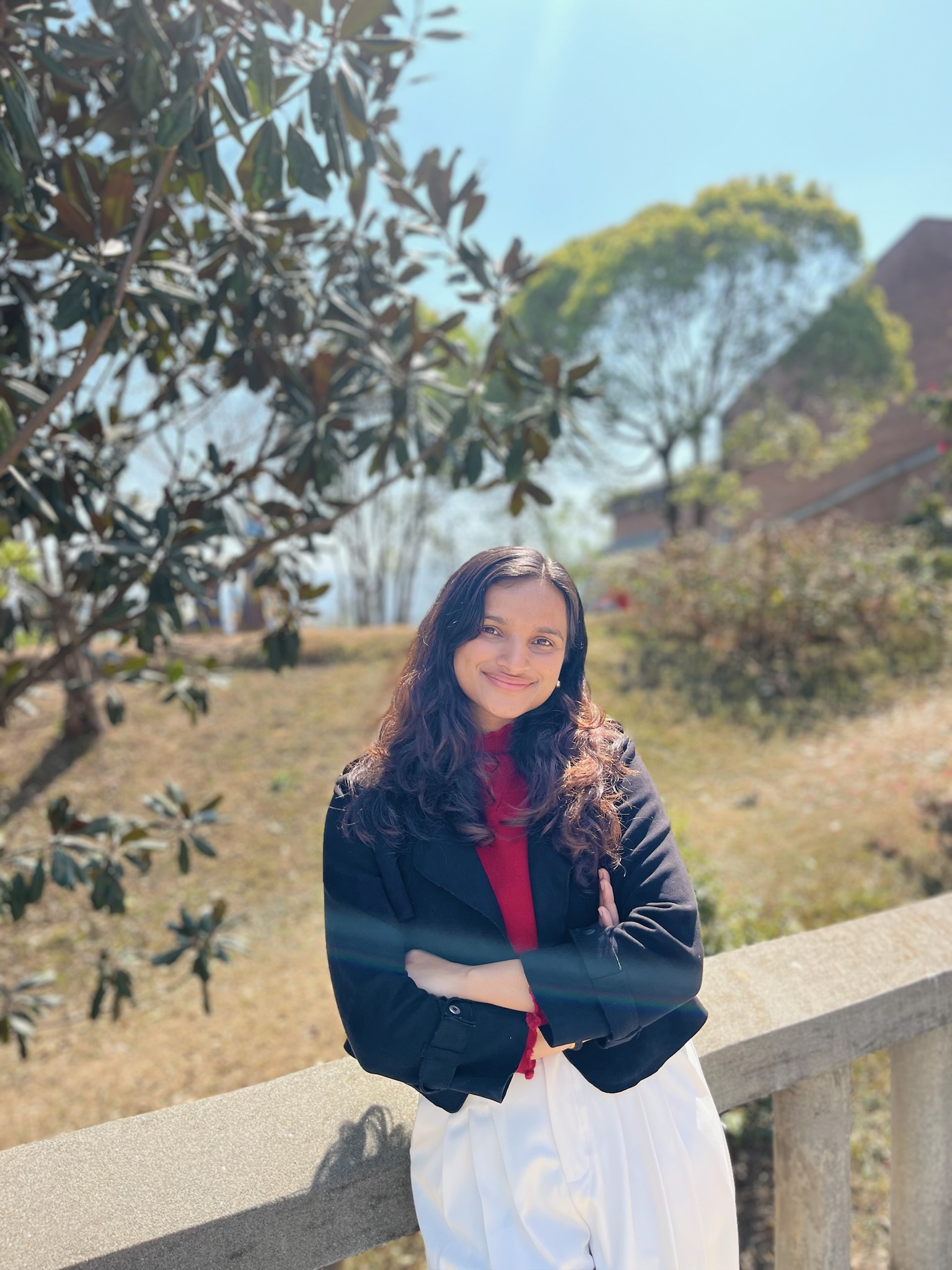 Niruta Neupane smiling outdoors